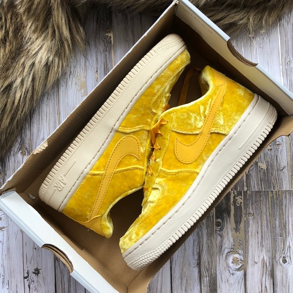 velvet air force 1 yellow